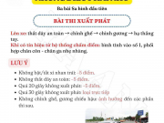 Những điều học viên phải nhớ trong 3 bài thi sa hình đầu tiên tránh bị mất điểm