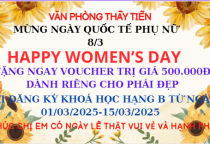 voucher quà tặng 8/3 cho phái đẹp